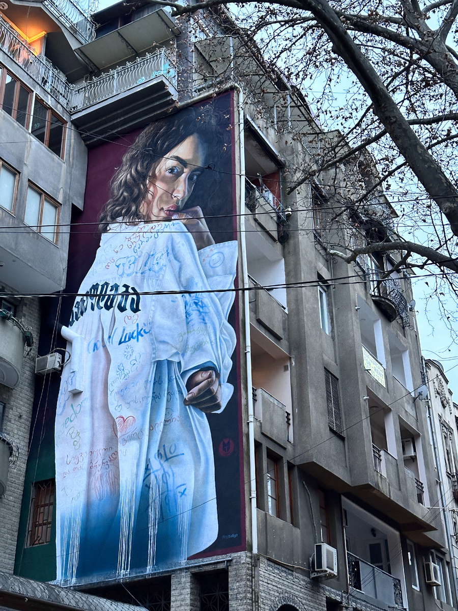 Мурал Выпускница